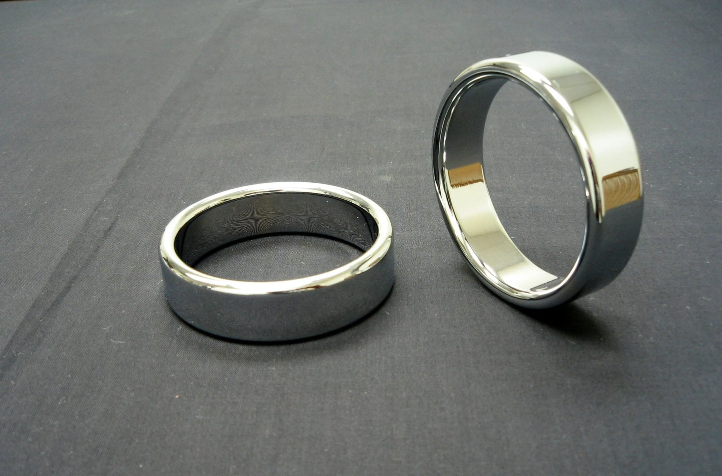 Narrow & Wide Cockring in Chrome