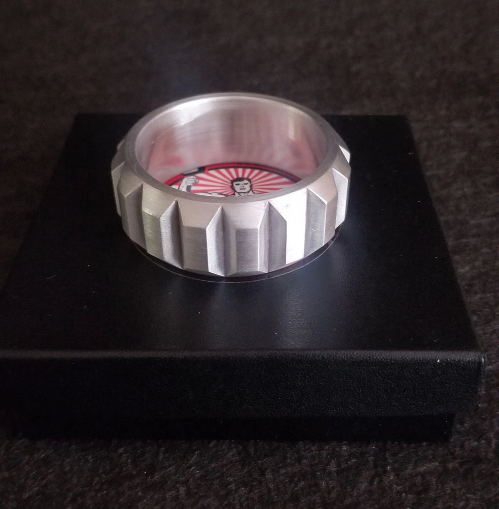 Sprocket Style Cockring in Aluminum