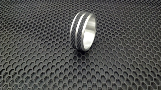 GRIPZ Double Style Cockring in Aluminum