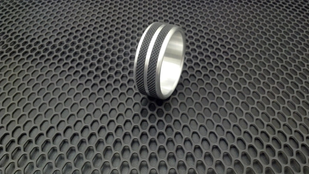 GRIPZ Double Style Cockring in Aluminum