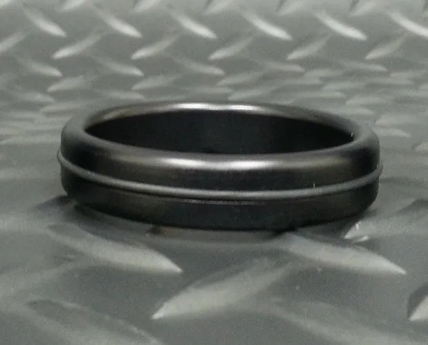 Stealth Black Style Glans Ring in Anodized Aluminum