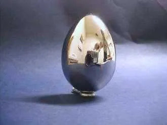 Egg Shaped Insertable in Aluminum