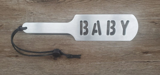 BABY Spanking Paddle in Aluminum
