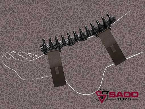 Ball Busting Exalt Foot Strap with Spikes from Sado Toys