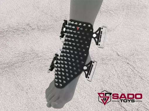 Ball Busting Exalt V2 Foot Strap with Spikes from Sado Toys