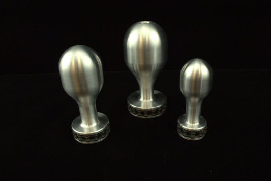 Biker Chain Style Anal Plug in Aluminum