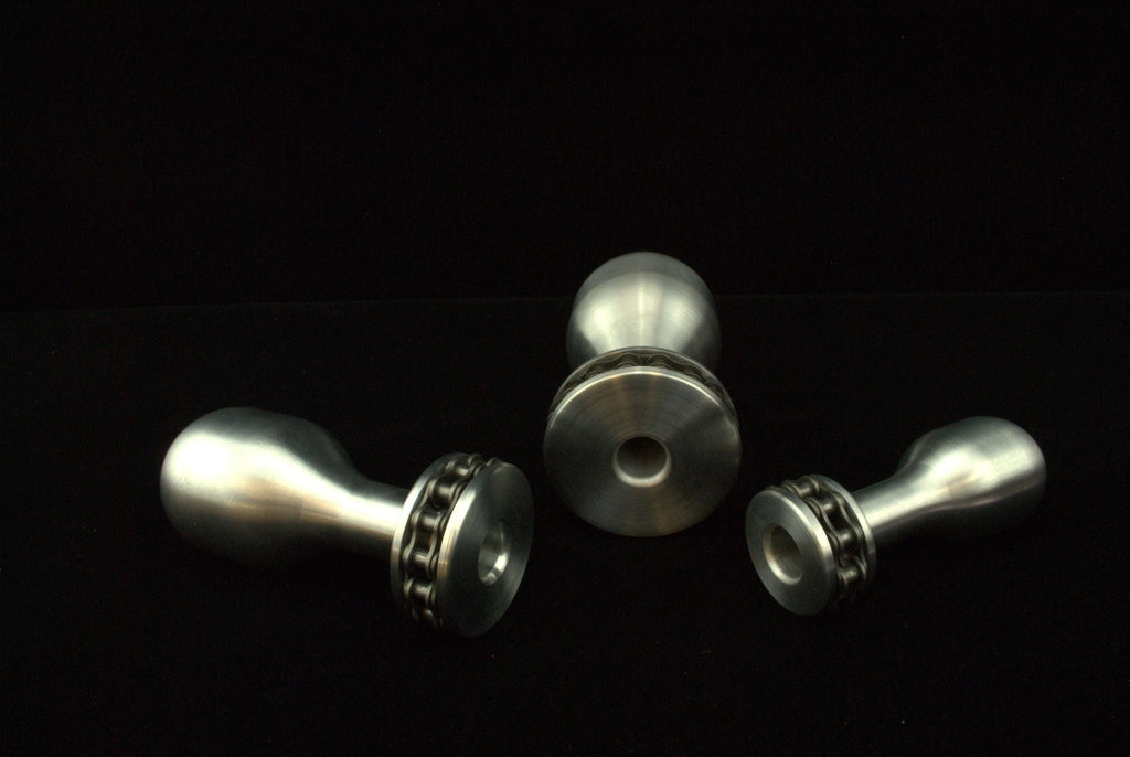 Biker Chain Style Butt Plug Anal Toy in Aluminum