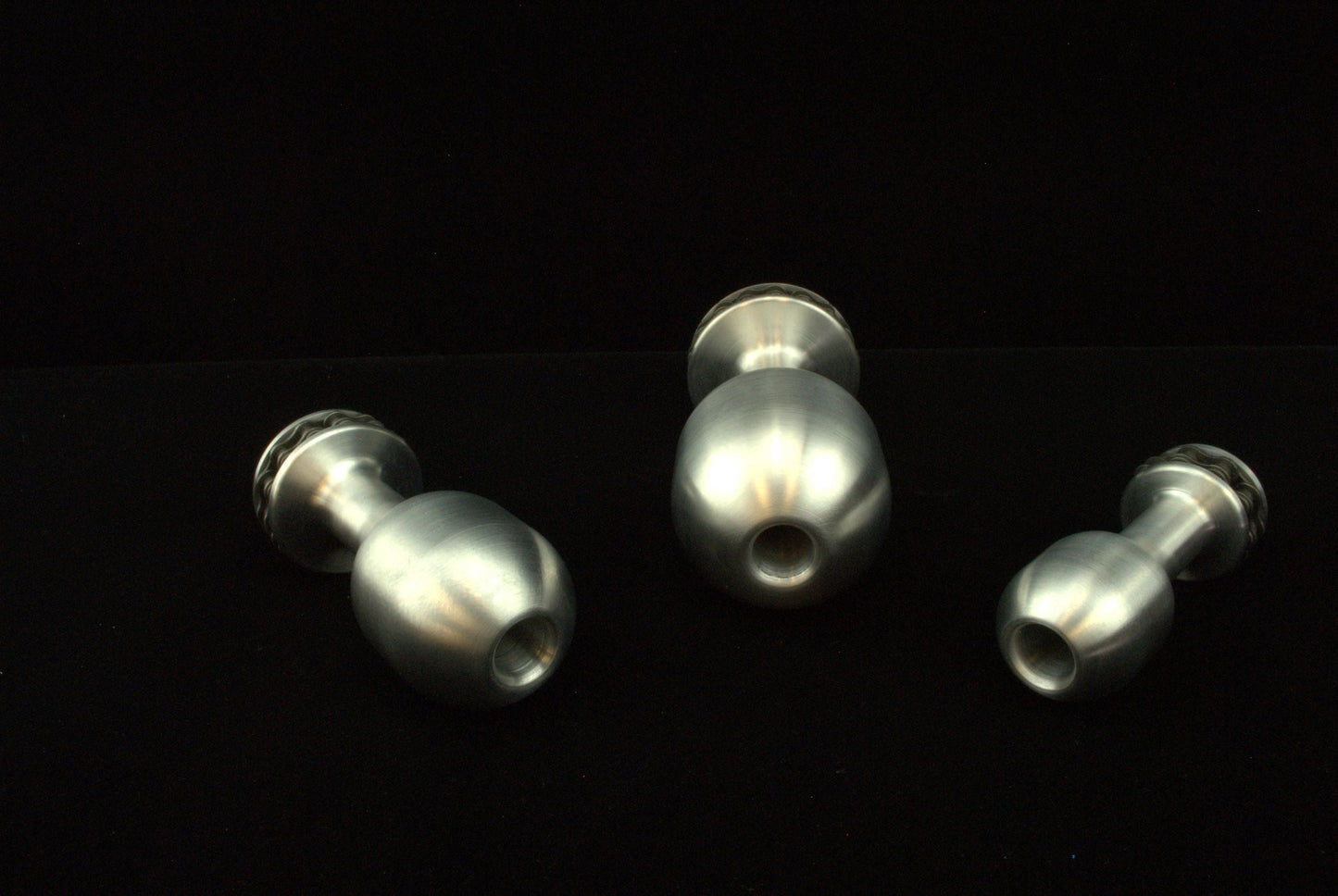 Biker Chain Style Anal Plug in Aluminum