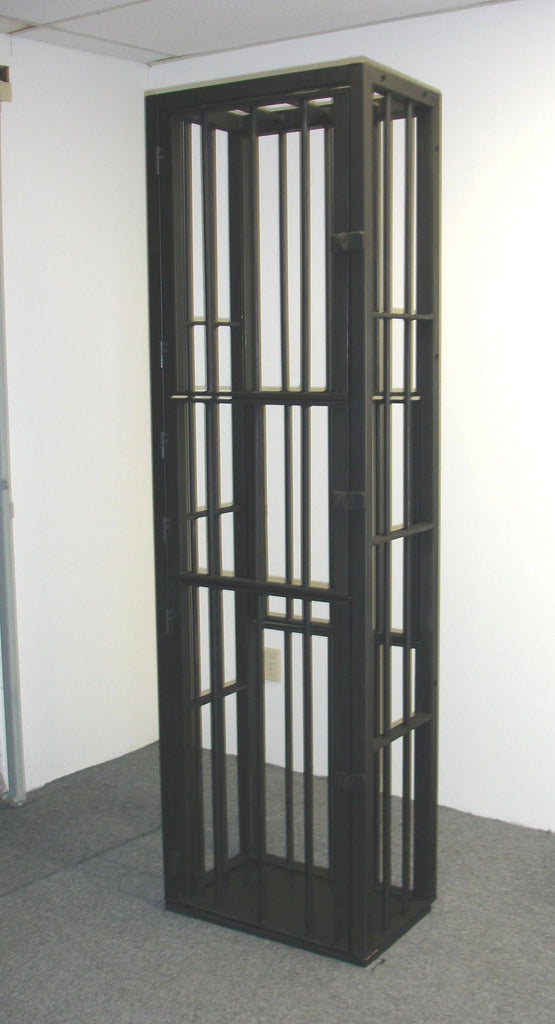 Powder Coated Jail Cell Upright Steel Bondage Slave Cage