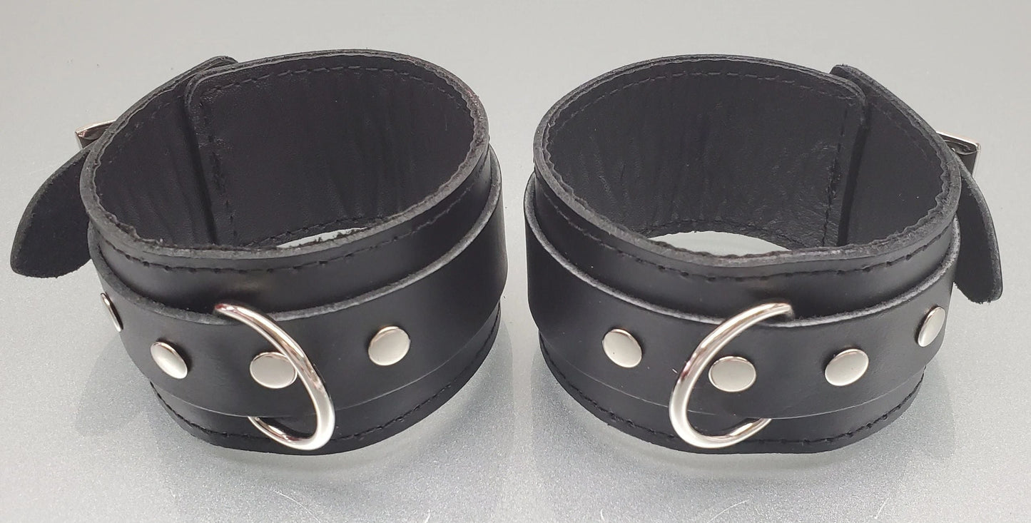 Leather Ankle / Leg Restraint Cuffs