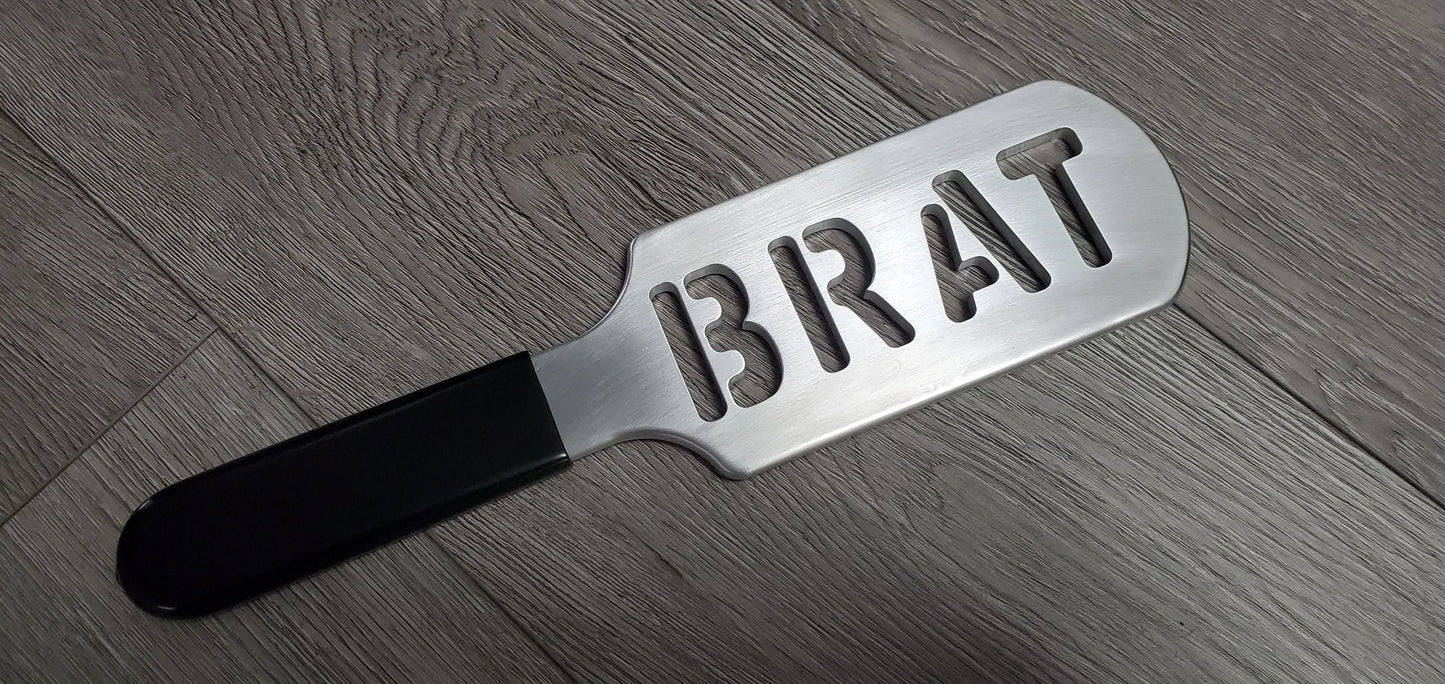 BRAT Spanking Paddle in Aluminum