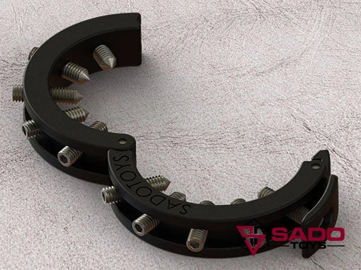 Click Snap Quick-Release Cockring with Adjustable Spikes from Sado Toys