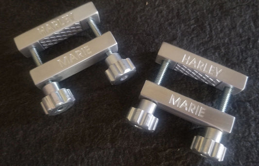 Custom Engraved Extreme Nipple Clamps in Aluminum