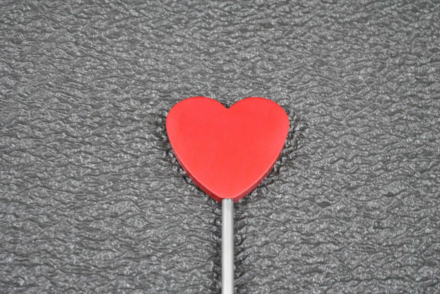 Heart Tip Riding Crop Slapper in Aluminum