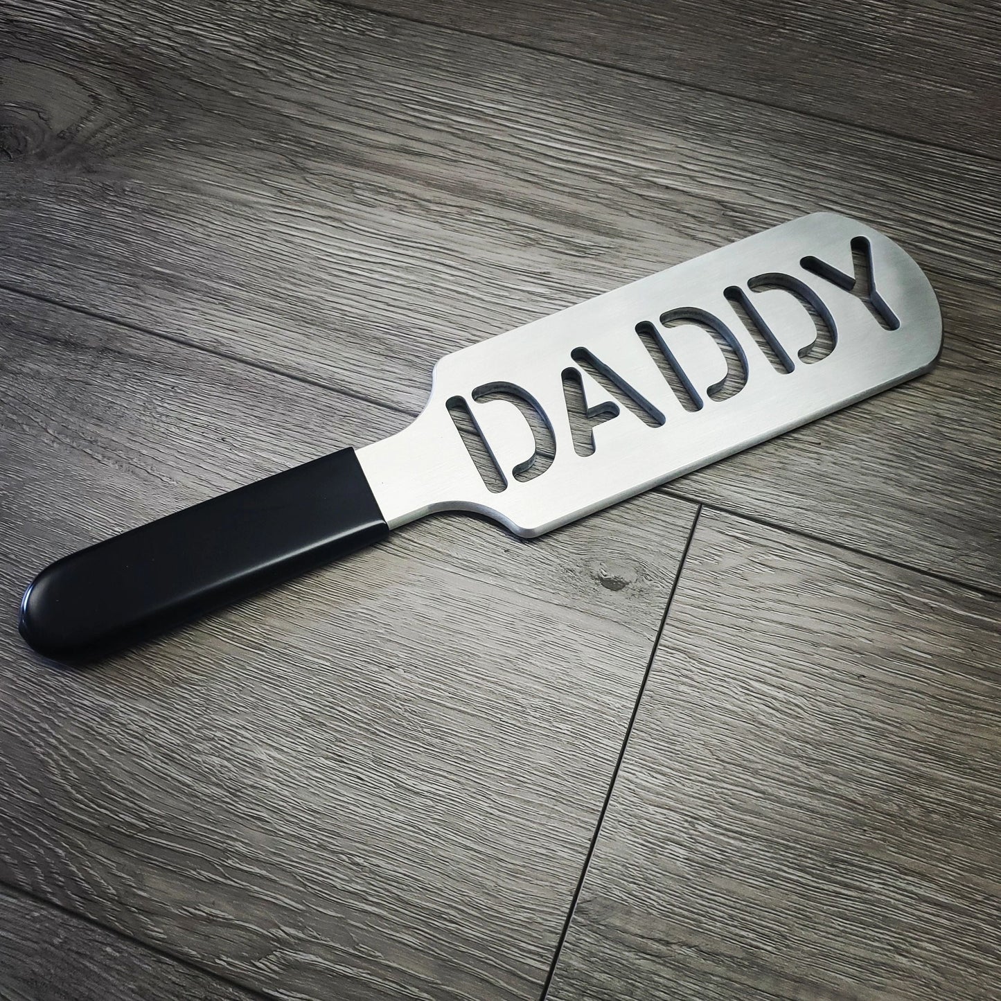 DADDY Spanking Paddle in Aluminum