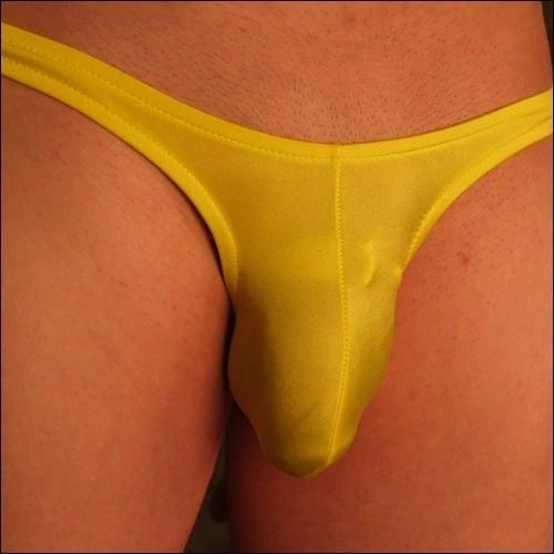 Fire Zone Bikini Thong With Butt Plug Option