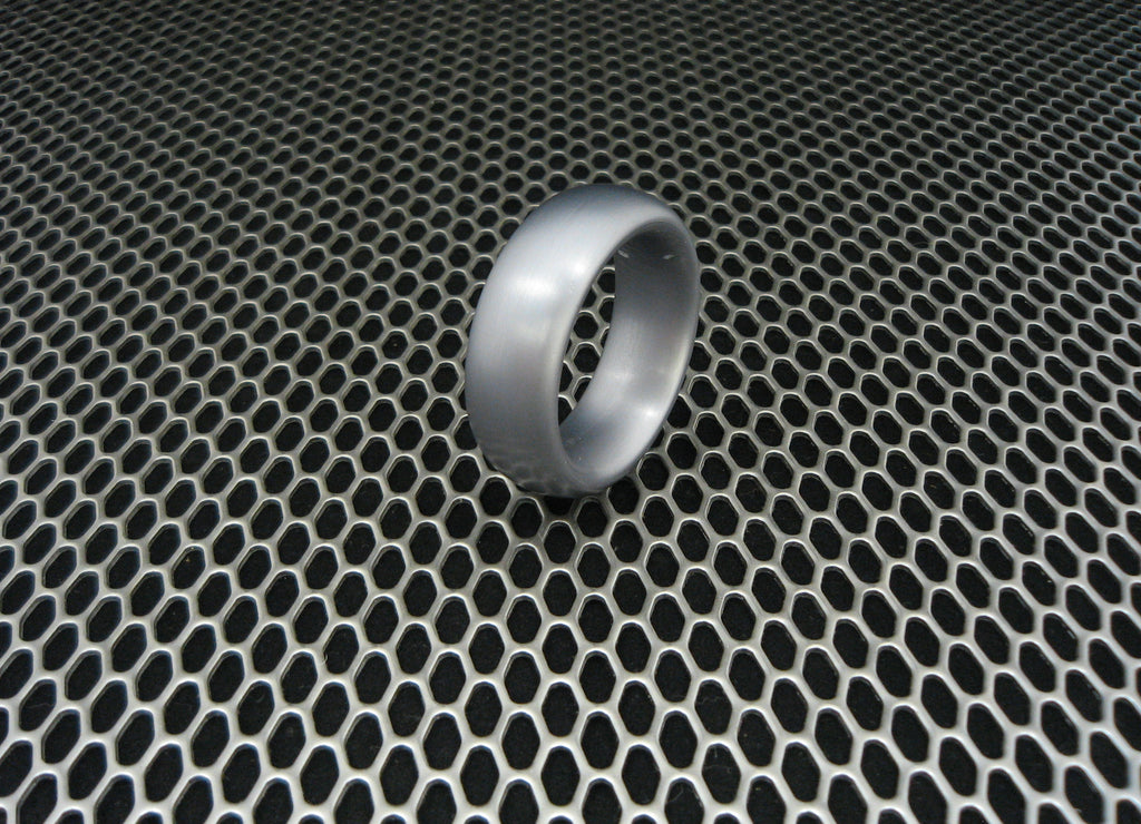 Donut Style Cockring in Gray Anodized Aluminum