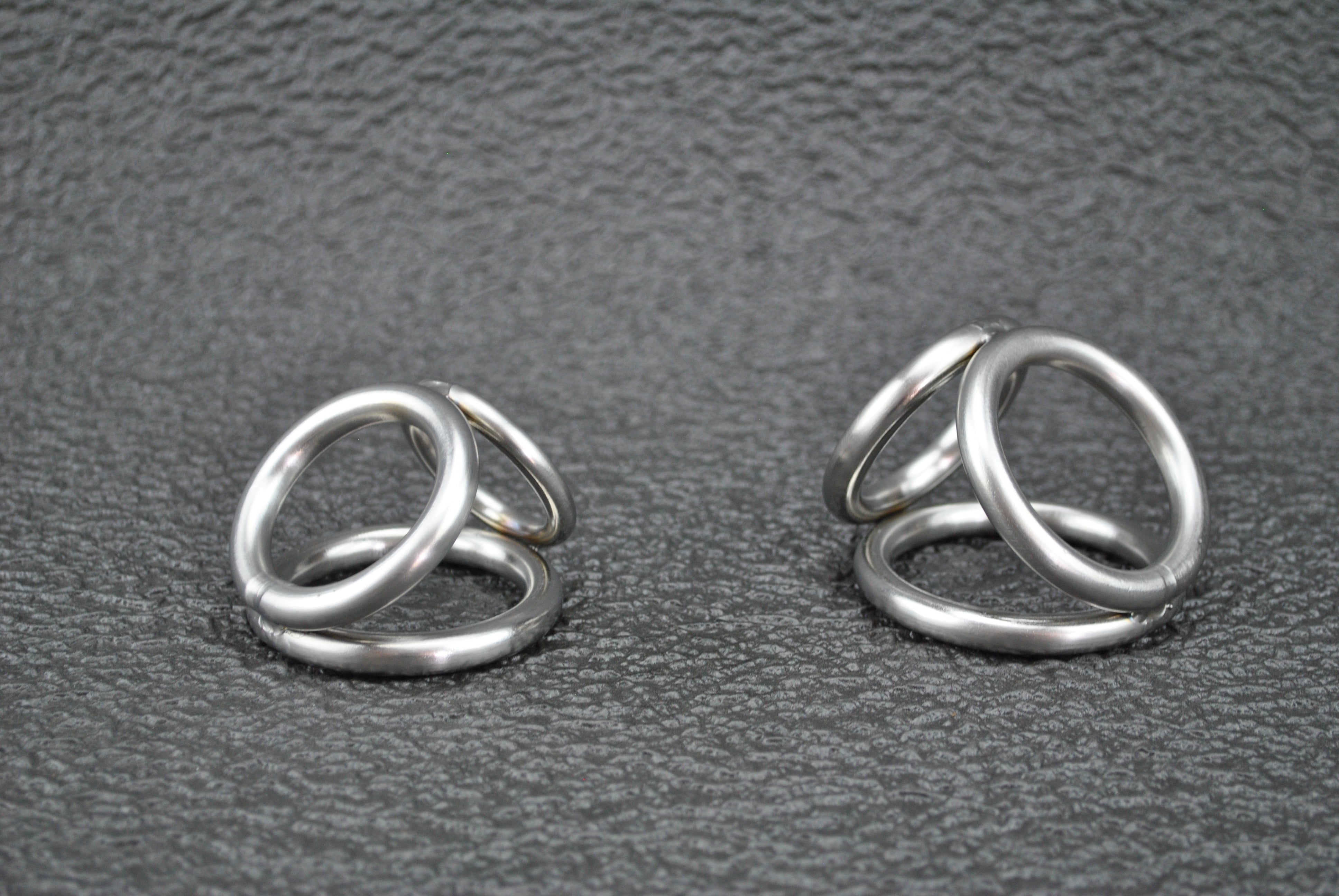 PERSONALIZED PRODUCTS - Triple Rings – Ballistic Metal