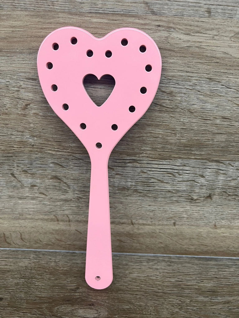 Harley's Heart Pretty in Pink Aluminum Spanking Paddle