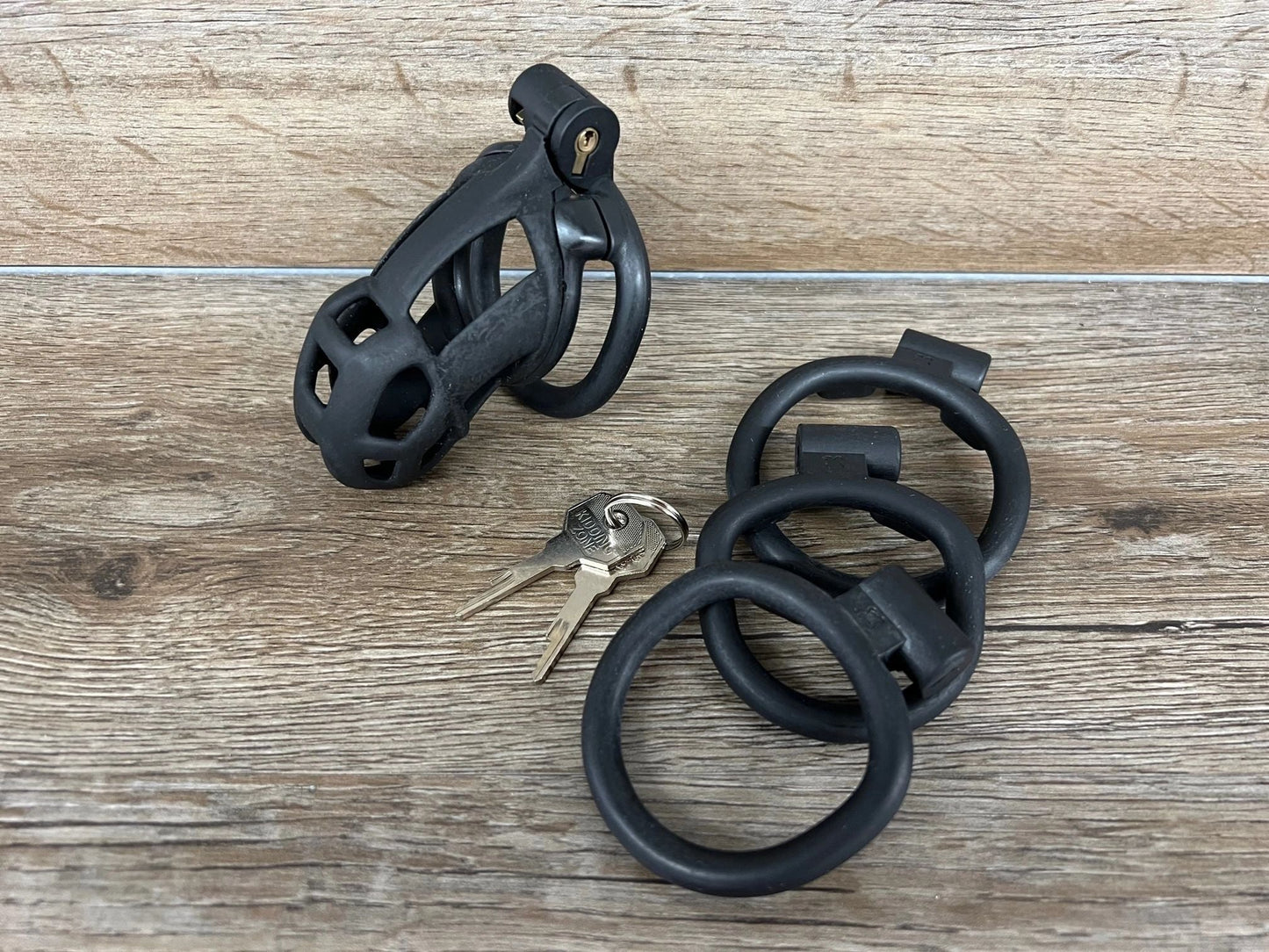 The Black Stealth Chastity Cock Cage - CBT Cuckold CBT Cock Ball BDSM Chastity Cage Belt 3D Printed