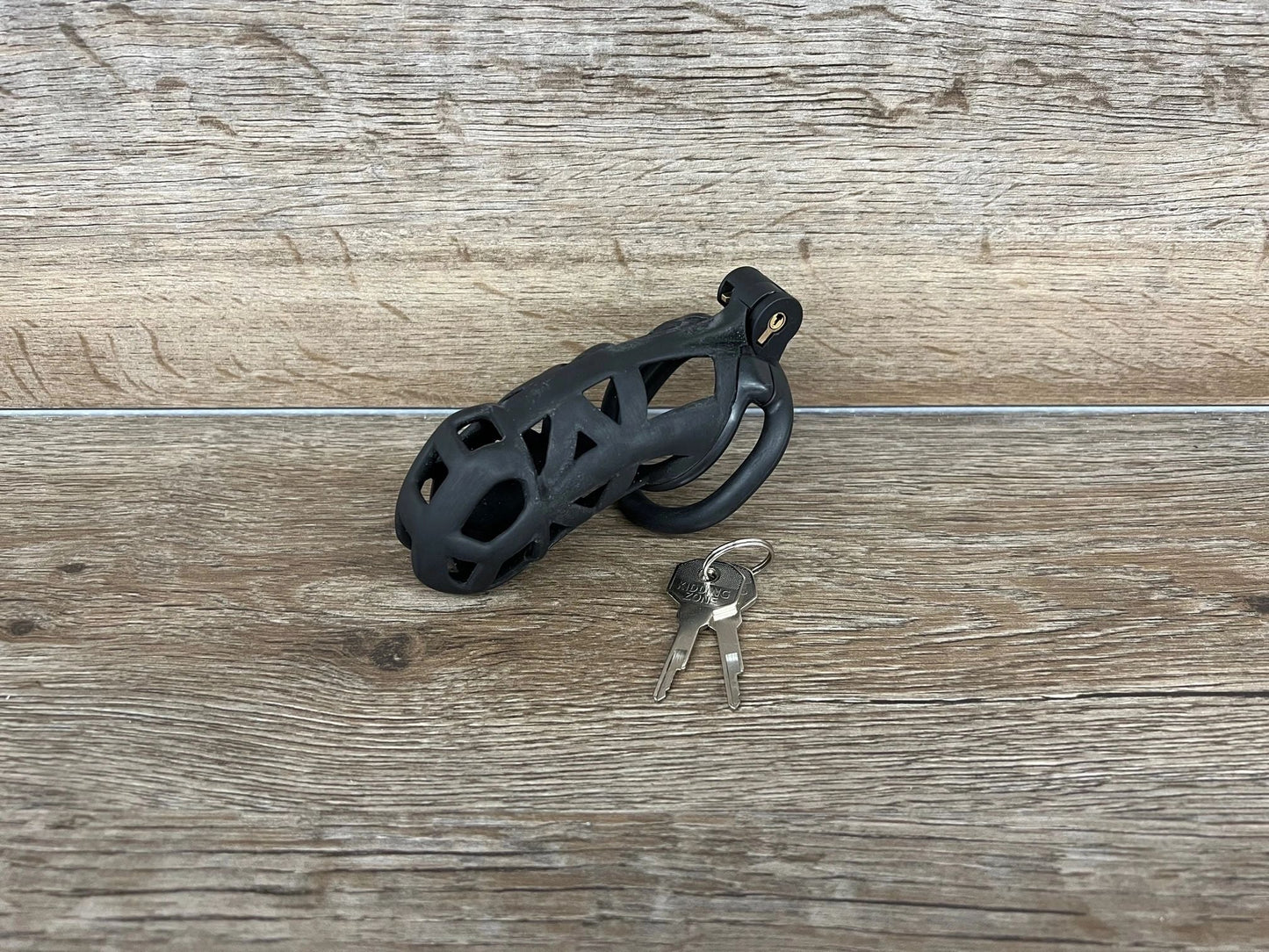The Black Stealth Chastity Cock Cage - CBT Cuckold CBT Cock Ball BDSM Chastity Cage Belt 3D Printed