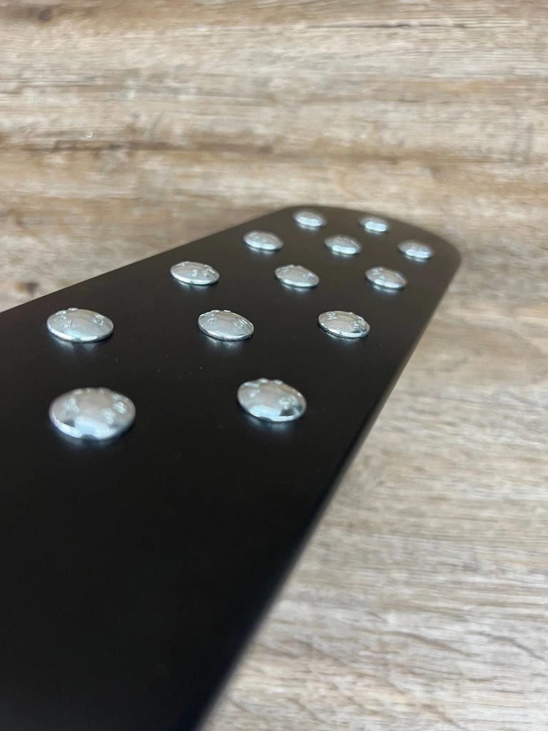 Black Beauty Spanking Paddle in Anodized Aluminum