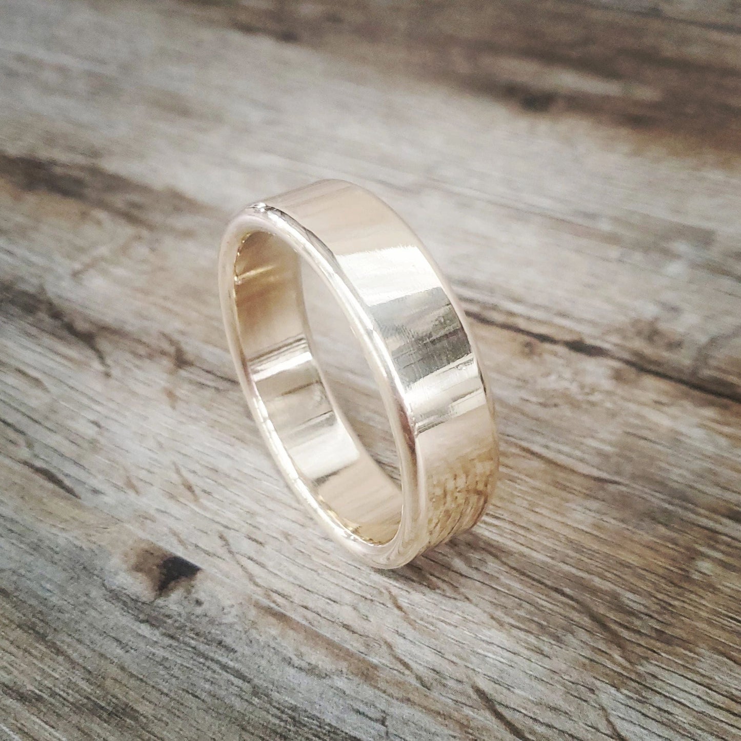 Shiny Polished Solid Brass Cockring and Gland Rings, Penis Enhancer Ring Gold Color