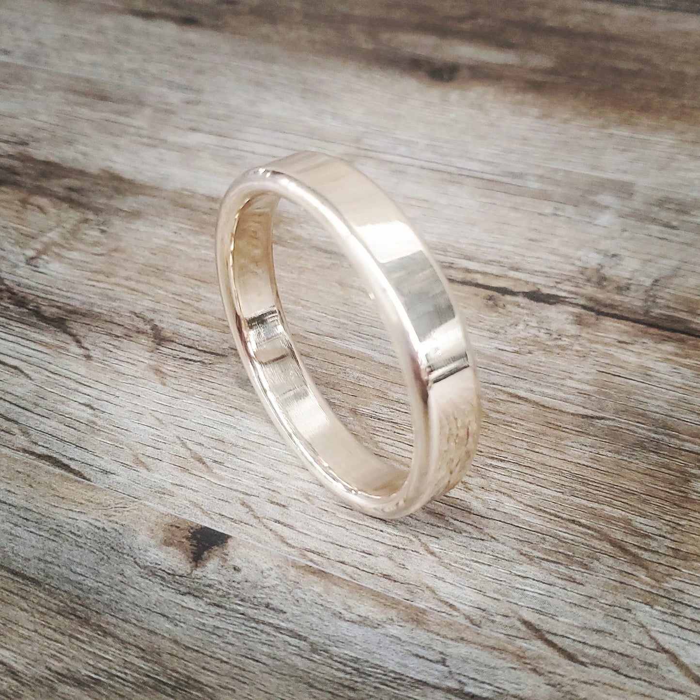 Shiny Polished Solid Brass Cockring and Gland Rings, Penis Enhancer Ring Gold Color