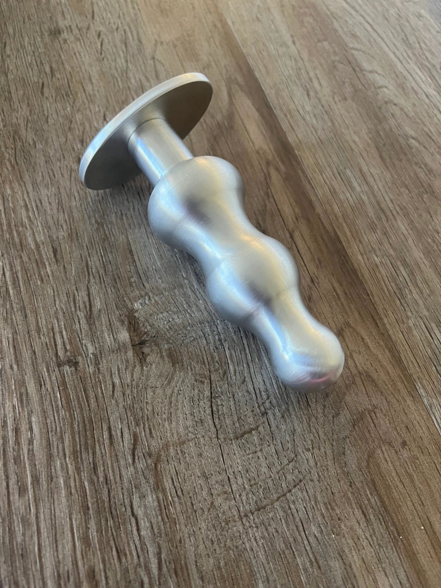 Triple Bump 3 Step Anal Plug in Aluminum