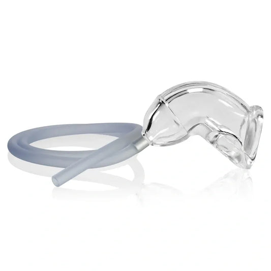 Piss Lock Silicone Urinal Cock Cage Chastity CBT