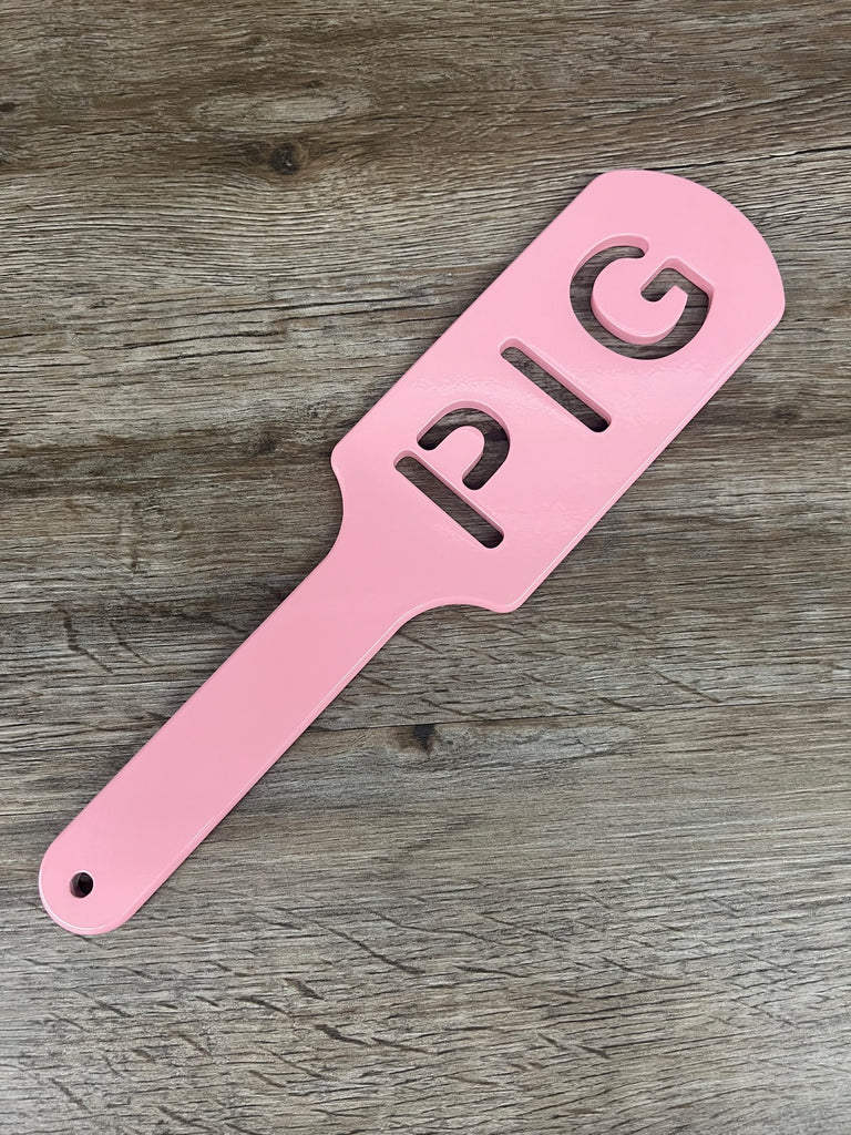 PIG Spanking Paddle in Aluminum