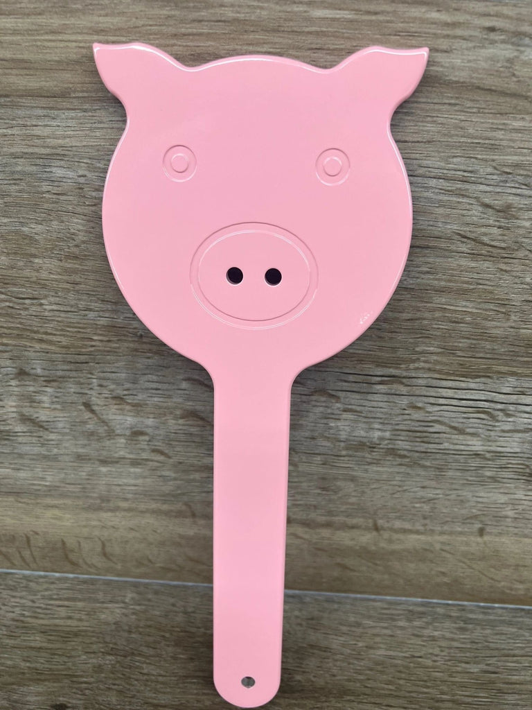 Pink Piggy Pig Face Aluminum Spanking Paddle Oink Pretty in Pink Collection Porker