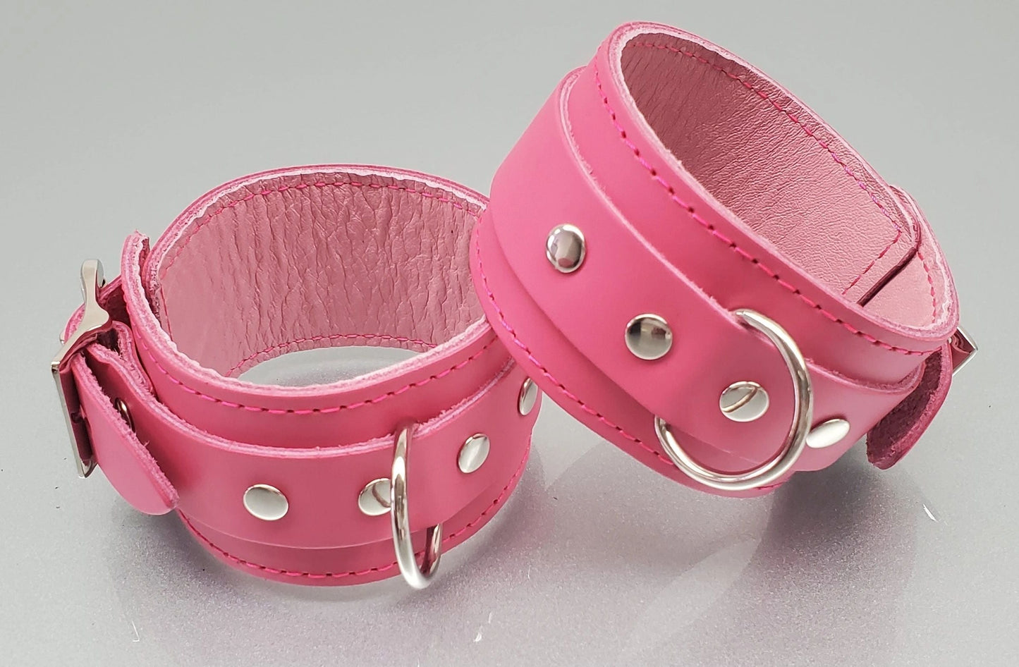 Leather Wrist / Arm Restraint Cuffs