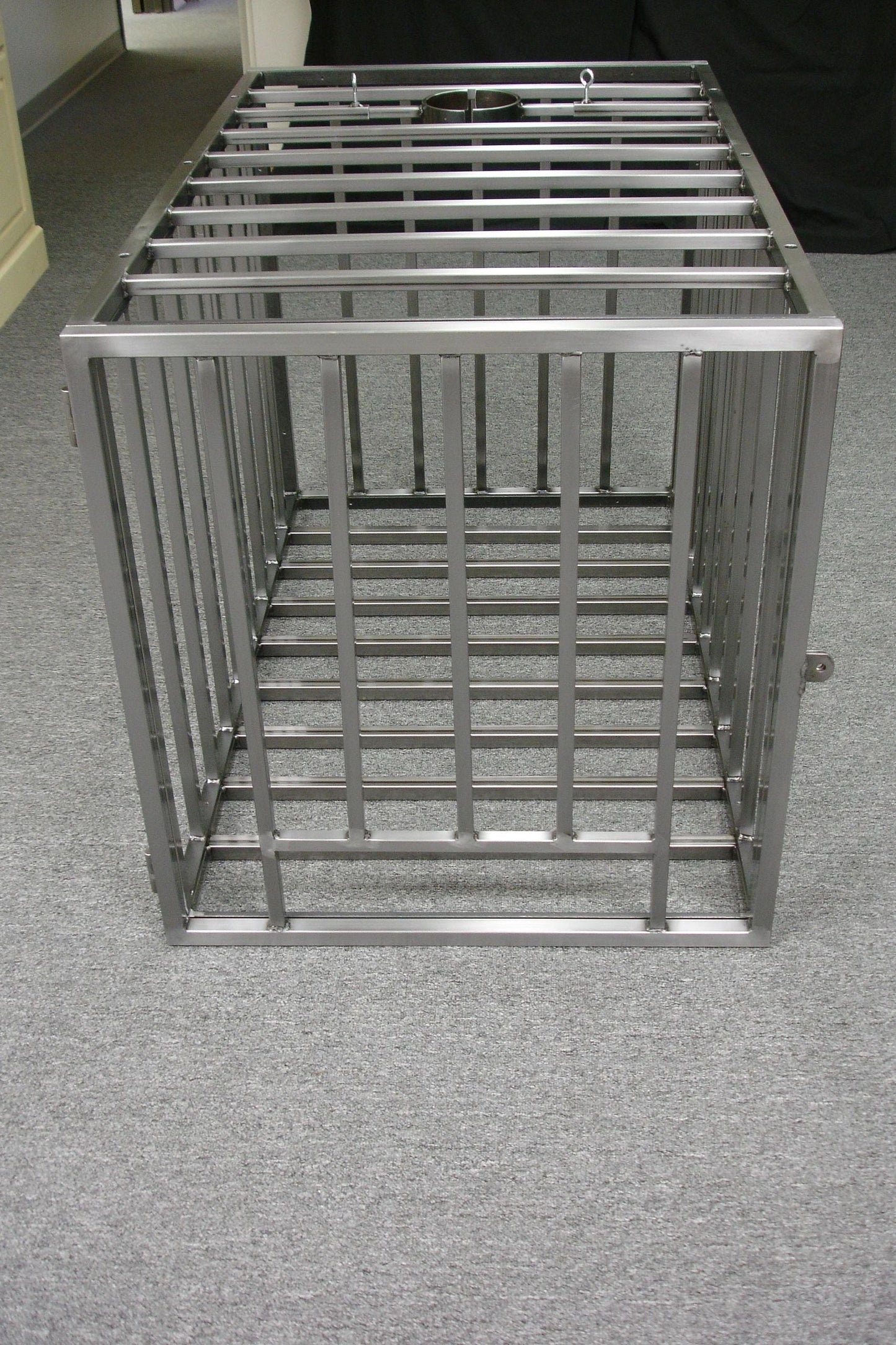 Puppy Slave Cage Steel Bondage Enclosure