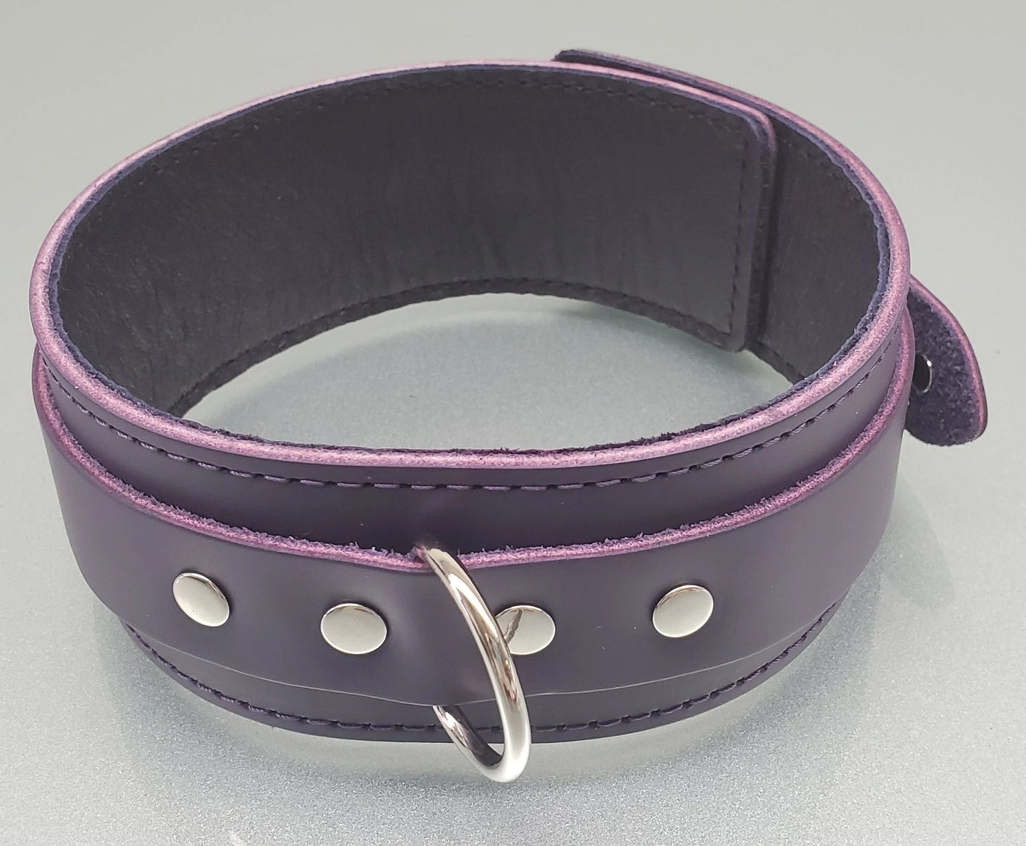 Leather D-Ring Collar Restraint (2" Wide)