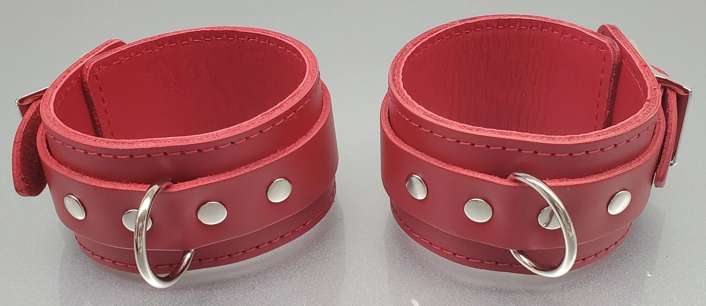 Leather Ankle / Leg Restraint Cuffs