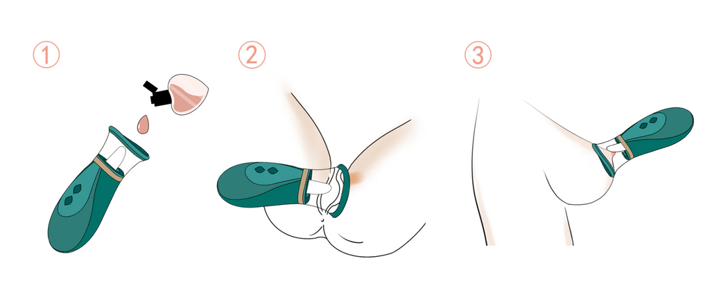 Honey Pistil Tongue Licking Sucking Pussy Pump Vibrator (Green or Pink)