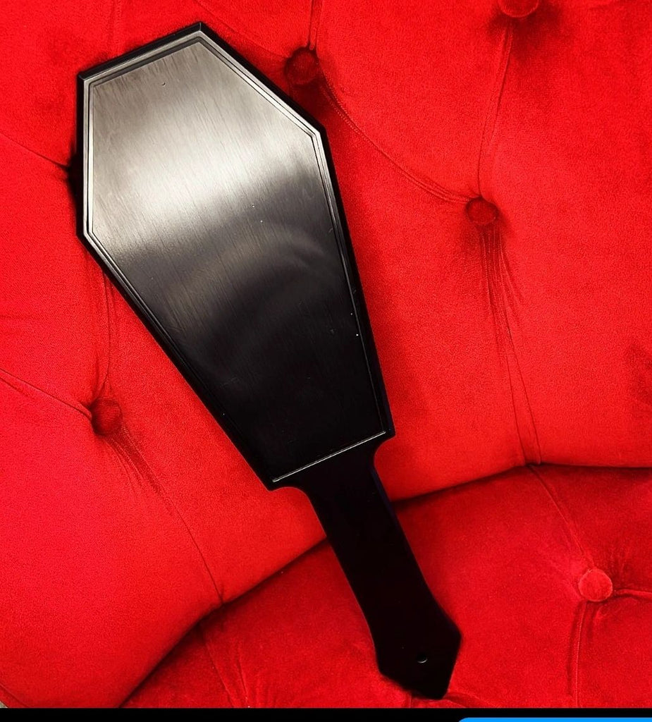 Vlad's Revenge Coffin Shape Spanking Paddle in Aluminum