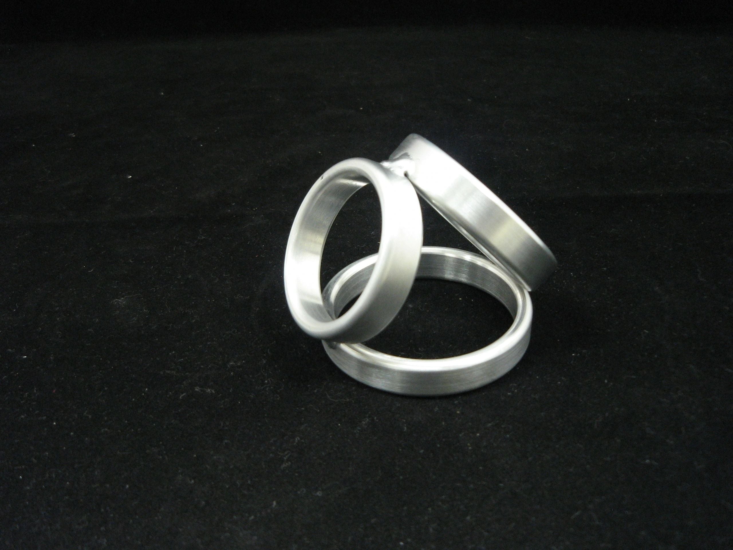 Aspca Triple Rings Stainless Steel SS Super Tri Rings Triple Ring Cock Cage – Ballistic Metal