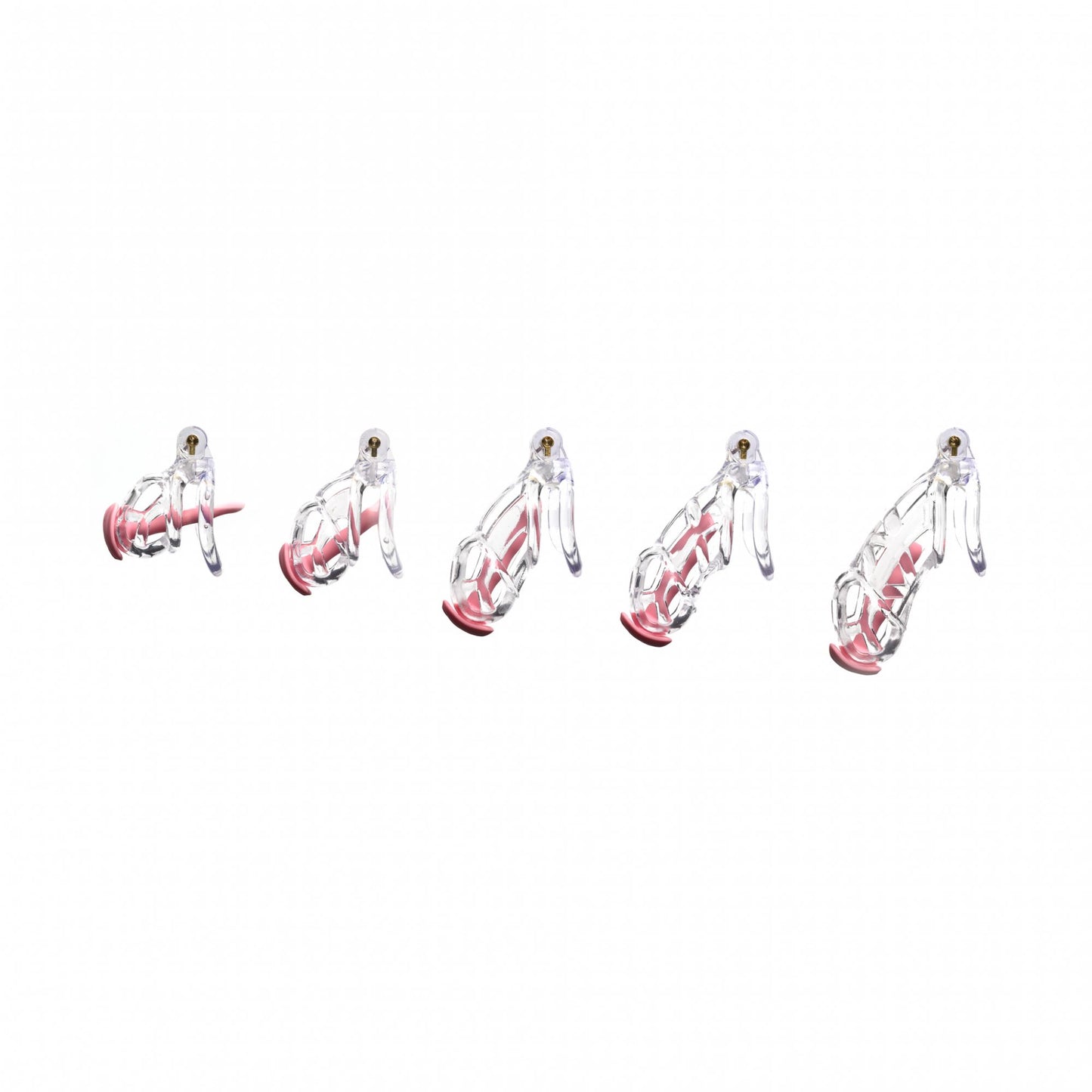 The Guardian (Clear) Chastity Cage by CellMate
