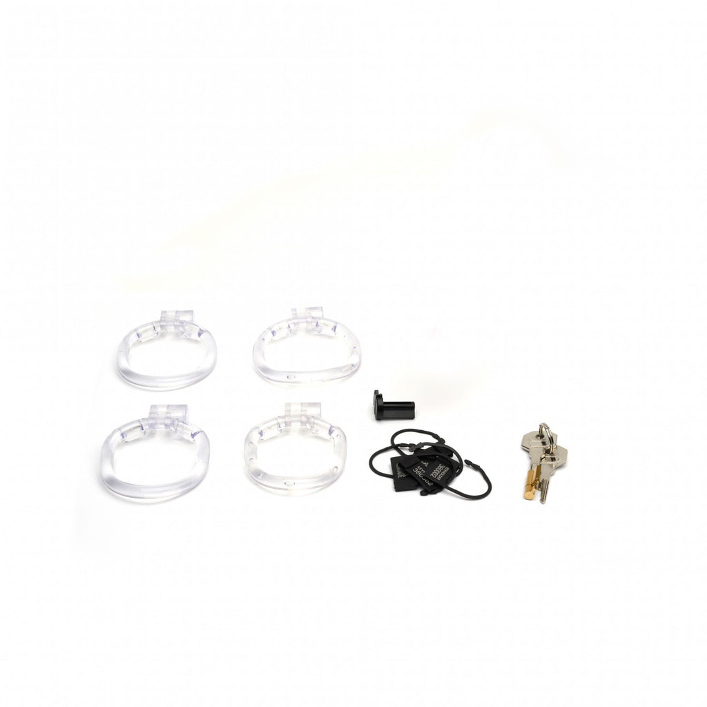 The Guardian (Clear) Chastity Cage by CellMate