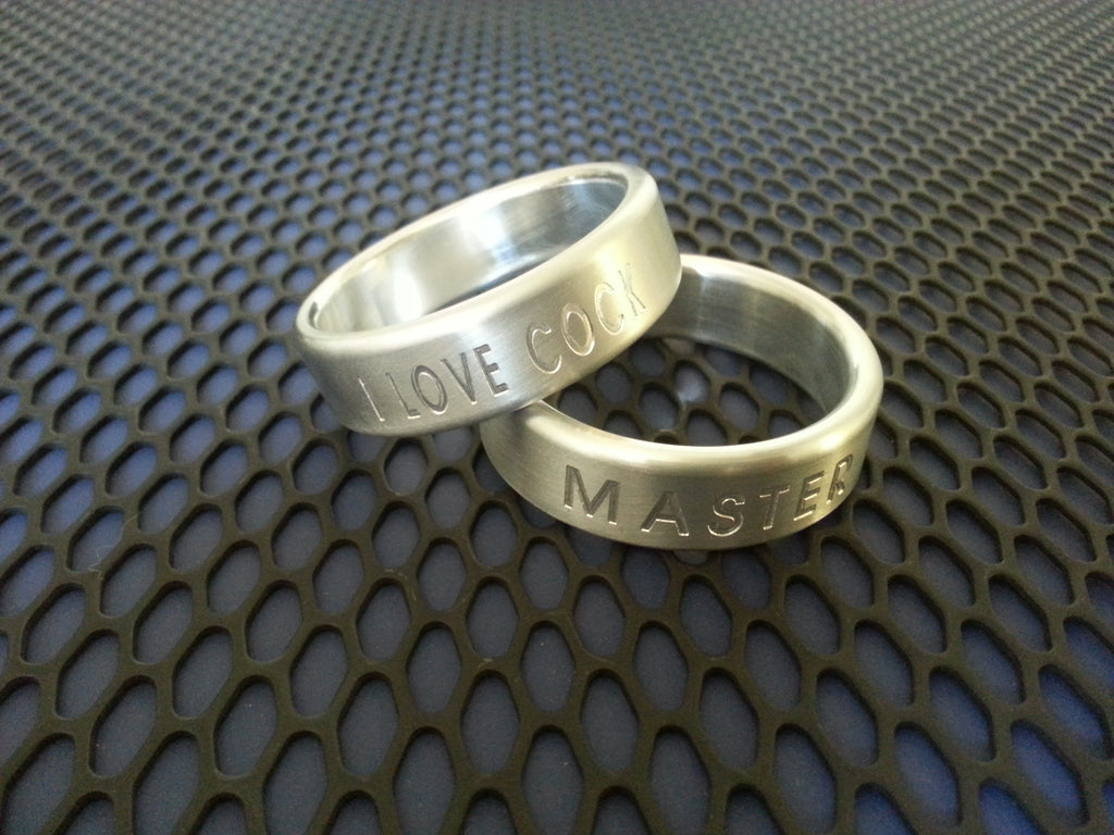 Custom Engraved Personalized Glans Rings & Cockrings