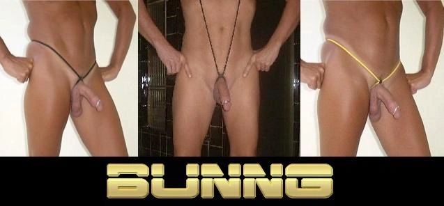 BunnG Microkini Cockring Bunn-G Mens Bikini Thong G-String Swimsuit Underwear