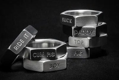 Custom Engraved Personalized Glans Rings & Cockrings