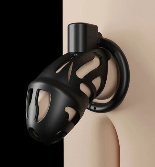 The Dominion Chastity Cock Cage - CBT Cuckold Cock Ball BDSM Chastity Cage Belt QOS 3D Printed