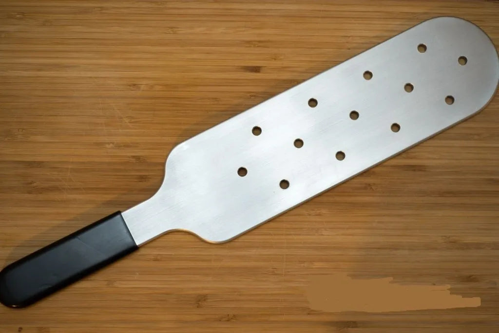 Frat Paddle Traditional Design Spanking Paddle in Aluminum