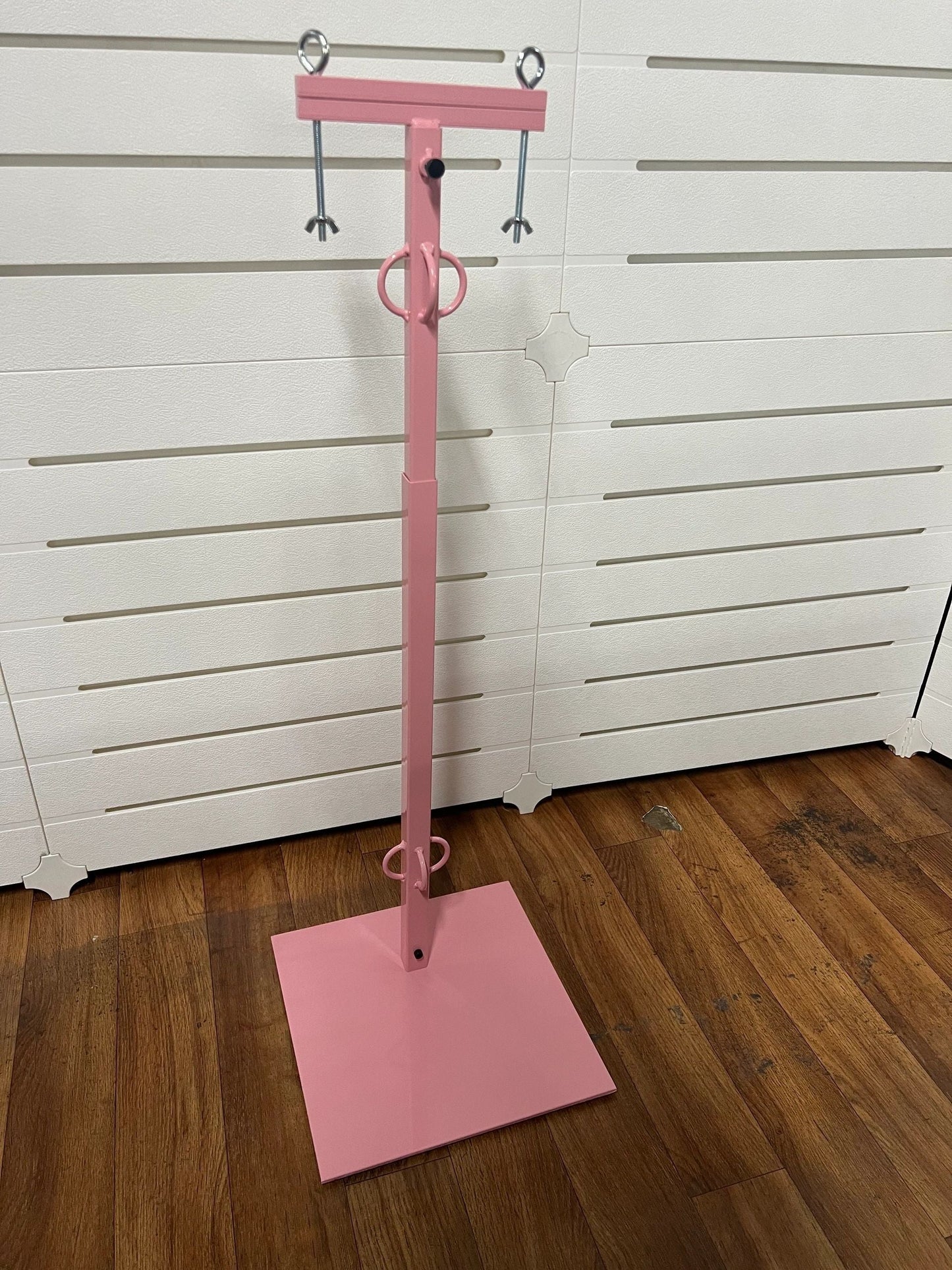 Pretty in Pink Cock & Ball Pillory CBT Dungeon Clamp Vice Sissy Cuckold