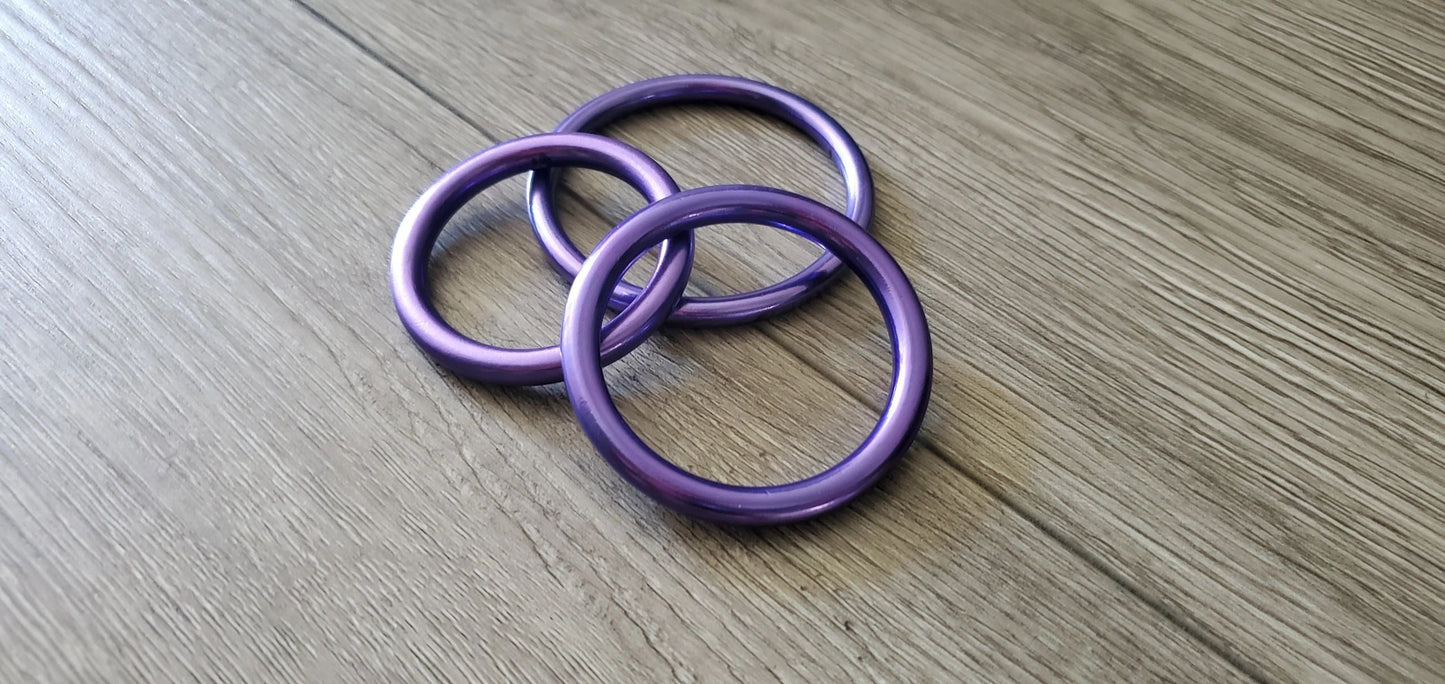 Round Style Cockring in Anodized Aluminum