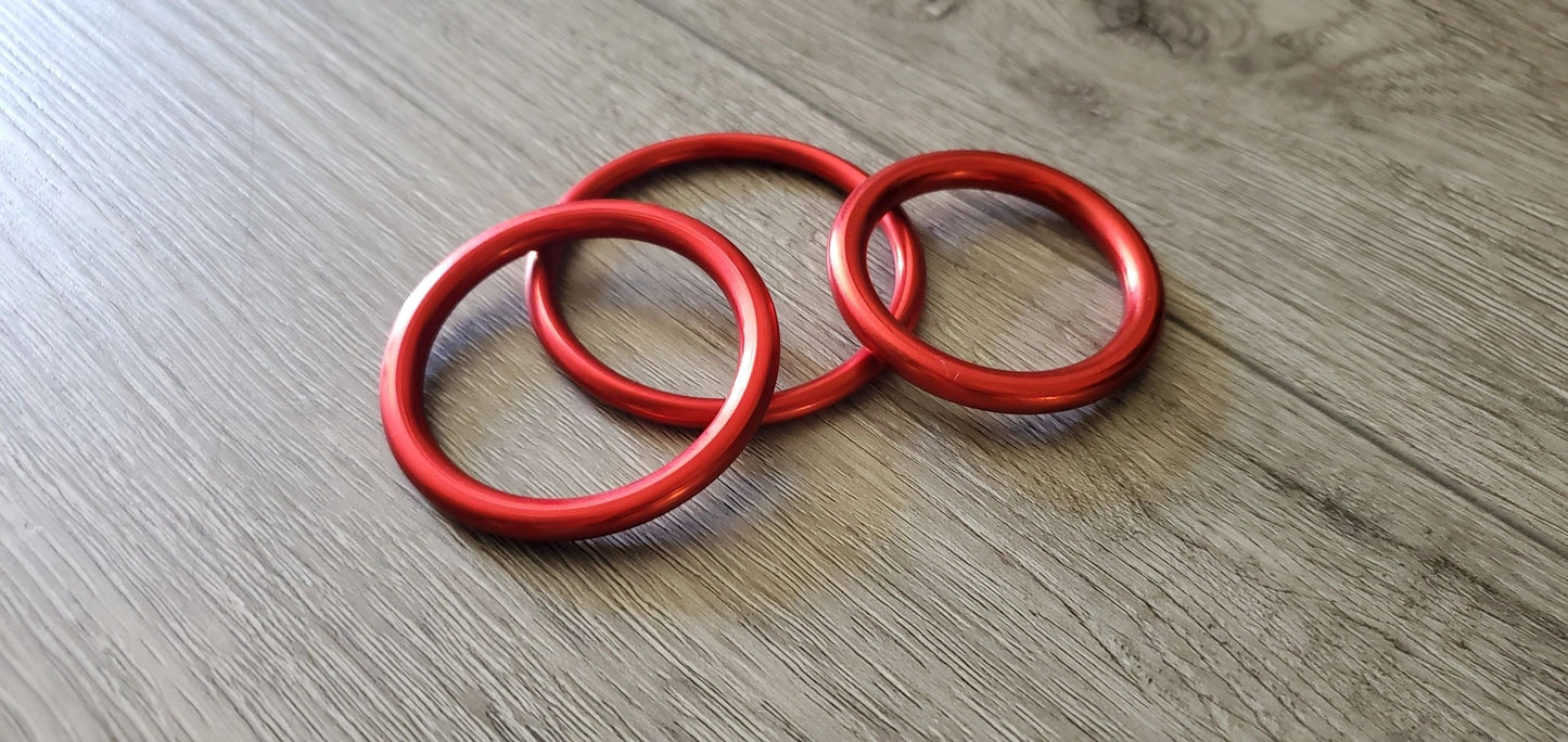 Round Style Cockring in Anodized Aluminum