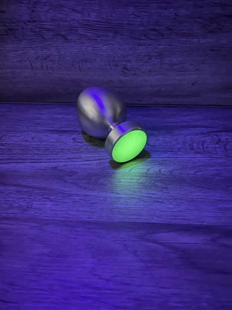 Glowing Bum Lumiglo Glow in the Dark Egg Shaped Butt Plug